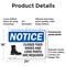 Signmission 18 in Height, 24 in Width, Plastic, Rectangle OS-2PACK-NS-P-1824-L-10686 - alternate 6
